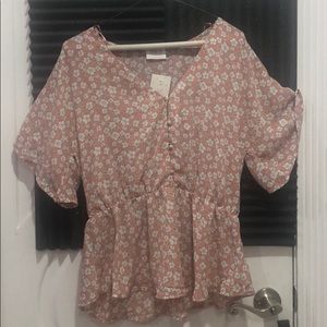 New Sienna Sky Pink Blouse(with tag)